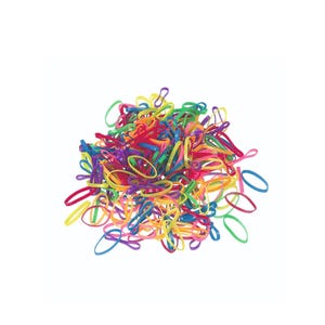 500x hair elastic mini rasta braid elastic & soft / hair band, dreads braids festival hairstyles mini elastic bands