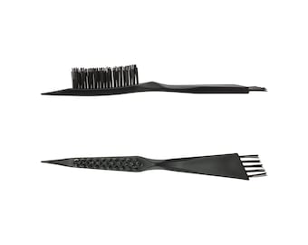 Brush and Comb Cleaner Black – Double-Sided Cleaning Tool – Ergonomic Grip – 22 cm – For Hairbrushes & Combs