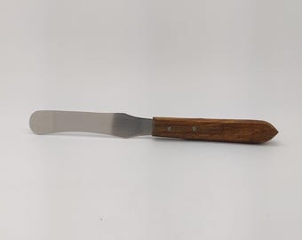 Metal wooden spatula 22cm for applying warm wax / depilatory wax