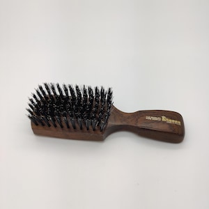 Beard brush Fadebrush hard wild boar bristles made of bubinga wood hairbrush with hard natural bristles for head & beard - Beardcare