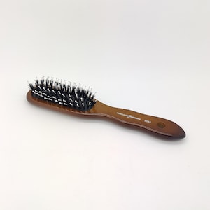 Hairbrush Boar Bristle & Nylon – 7-Row Cushion Brush for Gentle Care