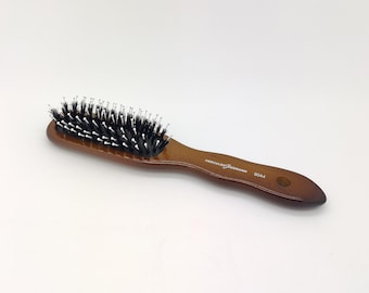 Hairbrush Boar Bristle & Nylon – 7-Row Cushion Brush for Gentle Care