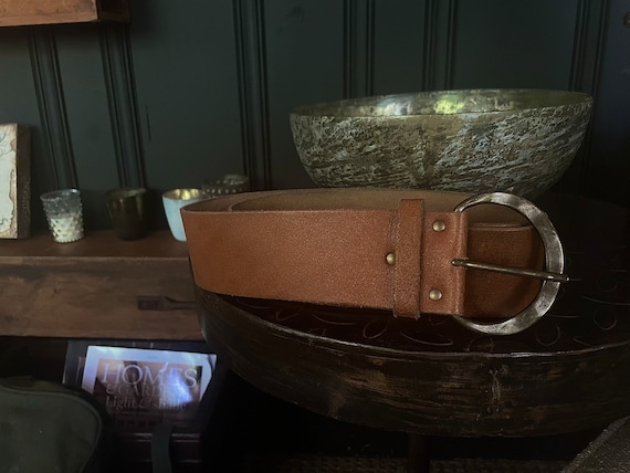 Vintage leather belt