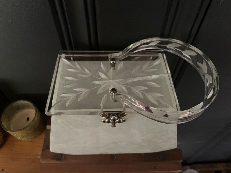 Vintage lucite purse image 1