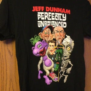 Vintage svart och Jff-DDun-Ham - "Perfectly_Obalanced" - T-shirt S-4XL