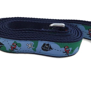 Correa para perros, piratas, 1 pulgada de ancho, 1 pie, 4 pies o 6 pies