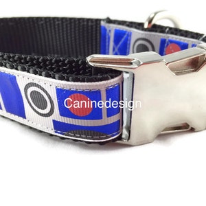 Dog Collar, R2D2, Star Wars, 1 inch wide, adjustable plastic or metal side release buckle, or chain martingale image 3