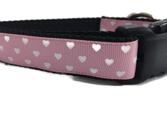 Valentinstag Hundehalsband, Herzen, verstellbar, 1 Zoll, mittel, 11-14  Zoll, schweres Nylon, Schnellverschluss - Etsy.de