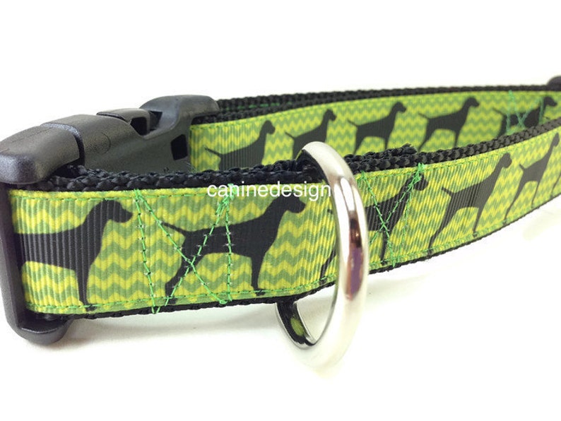Dog Collar Vizsla Pointer 1 Inch Wide Adjustable Plastic Etsy