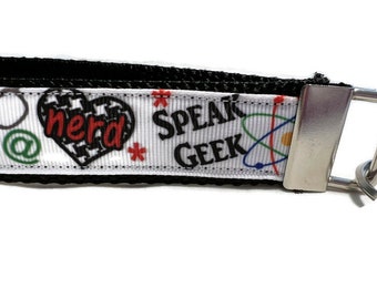 Nerd Keychain, Key fob, Wristlet