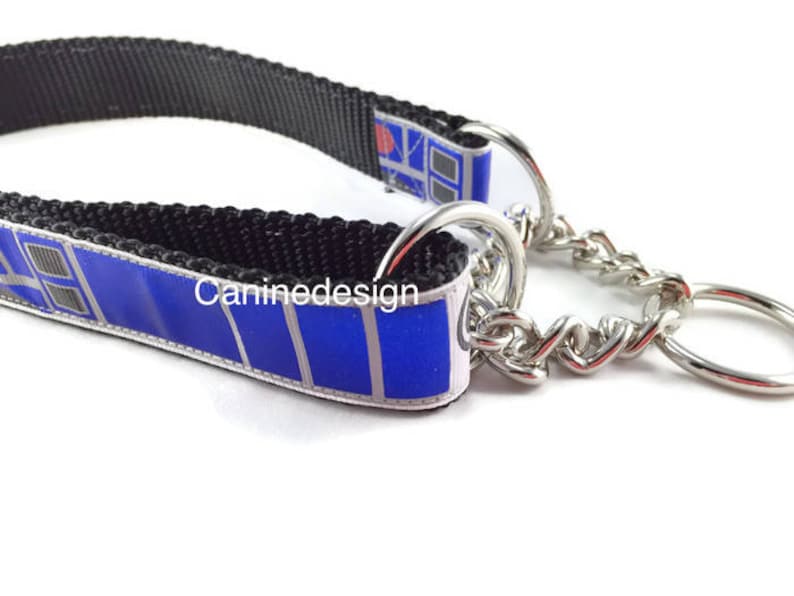 Dog Collar, R2D2, Star Wars, 1 inch wide, adjustable plastic or metal side release buckle, or chain martingale image 4
