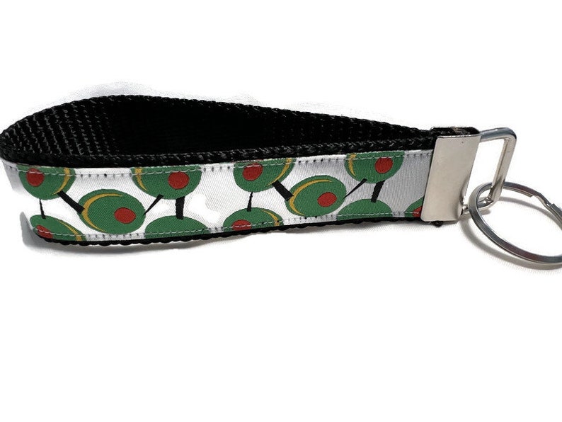 Olive Keychain, Key fob, Wristlet image 2