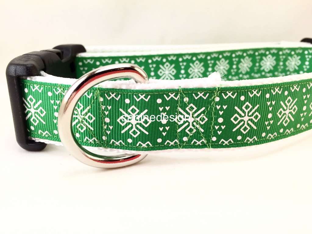 6er Set Hundehalsbänder Für Festtage – Valentinstag, St. Patrick’s Day, Ostern – Größe M (31–45 Cm), Verstellbar