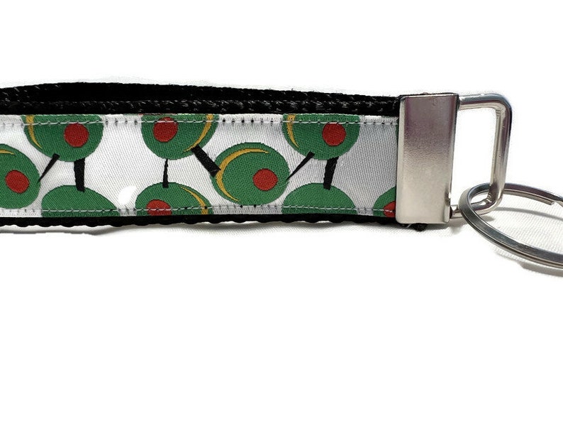 Olive Keychain, Key fob, Wristlet image 1