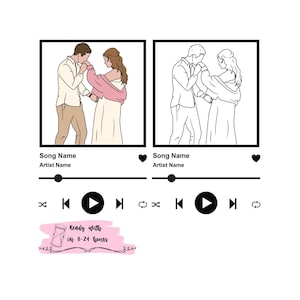 Personalized Spotify Song Print With Your Photo, Custom Music Plaque Art, Gift For Him Or Her, Anniversary Gift, Personalized Design