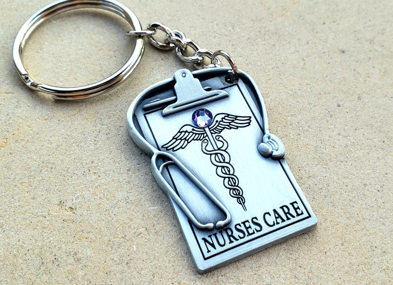 Nurse Care Keychain Nurse Gift Keychain for Nurse Nurse Etsy