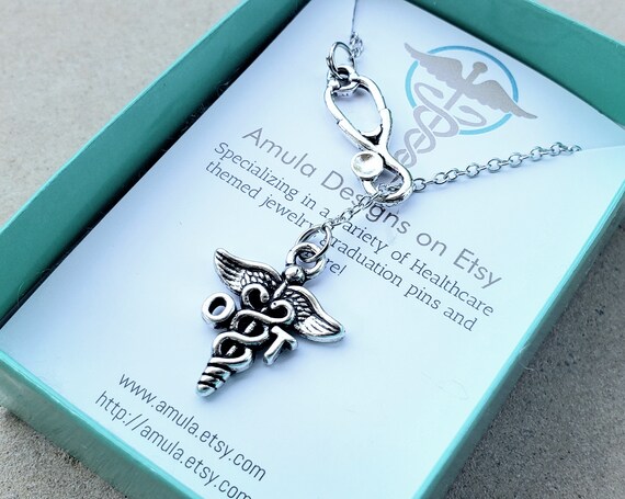 Caduceus Charm Sterling Silver with Antique Finish Caduceus Charm Sterling Silver with Antique Finish