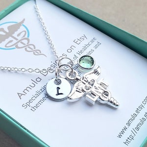 LMT Licensed Massage Therapist Necklace - LMT necklace - LMT gift - Licensed Massage Therapist Graduation Gift