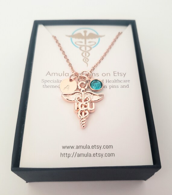Nurse necklace rose gold best sale