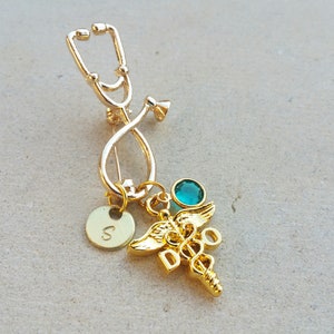 Custom DO Pin - Doctor of Osteopathic Medicine - Gold DO Pin - Osteopathy Doctor Gift - DO pin for graduates - Doctor pinning ceremony