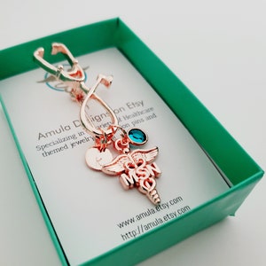 Rose Gold MSN Pin - MSN pin for graduation - MSN pin for pinning ceremony - Masters of Science in Nursing Pin - Nursing Pin - Nurse msn pin