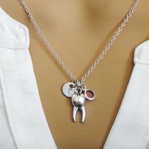 Custom Dentist Necklace - Custom tooth necklace - Dentist Gift - Dental necklace - DDH necklace - DDS necklace - dental assistant necklace