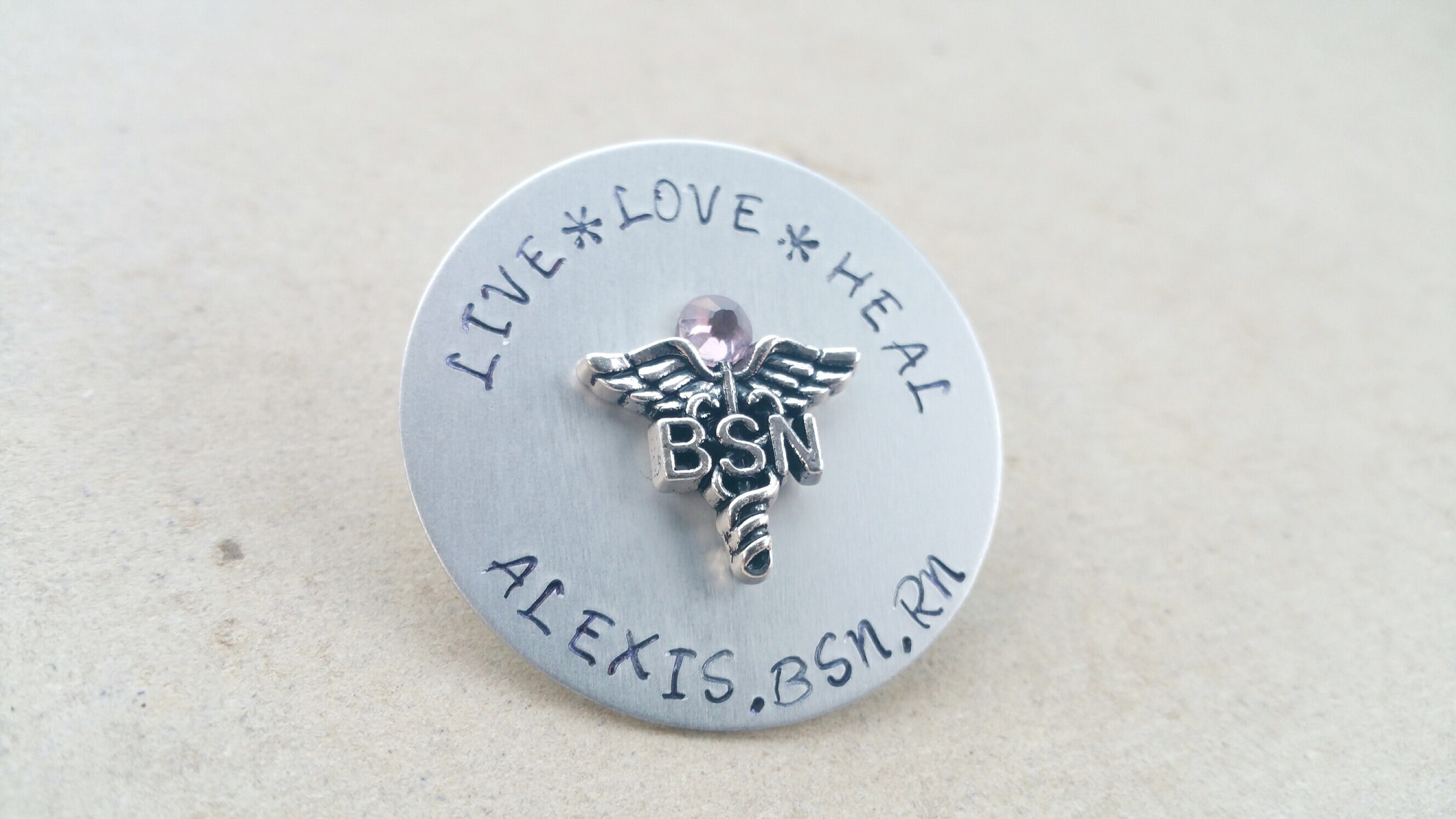 BSN Pin Nursing Pin Pinning Ceremony BSN Nursing Pins Etsy