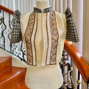 Kendra Modern Filipiniana Bolero / Mestiza Sleeves | Made in Philippines