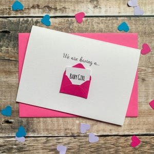 Faire-part personnalisé pour révéler le sexe du bébé – Faire-part de grossesse personnalisé – Faire-part pour bébé – Faire-part pour grand-parent