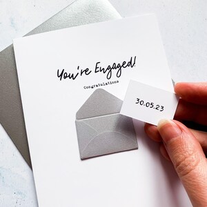 Vous êtes fiancé, carte de félicitations, carte de fiançailles, félicitations pour vos fiançailles, carte pour couple, pour vos fiançailles