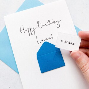 Carte de 4e anniversaire, 4 ans, personnalisée, n'importe quel nom, carte d'anniversaire pour garçon, jolie carte d'anniversaire, carte faite main, carte 3D, anniversaire de fils