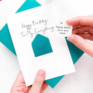 Carte d'anniversaire de mari personnalisée, carte pour lui, carte d'anniversaire pour mari, carte romantique, carte d'anniversaire sentimentale, mon tout