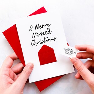 1st Married Christmas Card, Husband Christmas Card, Christmas card for Wife, 1st christmas card, 1st Married Christmas, Newlywed Christmas