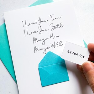 いつも持っている、いつも続ける記念日カード、夫の記念日カード、彼氏の記念日カード、妻への記念日カード、パーソナライズ