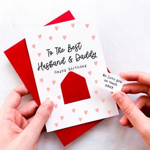 Carte d'anniversaire mari et papa, carte d'anniversaire mari, meilleur mari pour son anniversaire, cadeau souvenir fait main, 30e anniversaire, 40e anniversaire