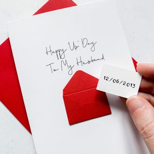 ハッピーアスデー記念日カード、結婚記念日カード、夫への記念日カード、妻への記念日カード、夫カード、妻カード