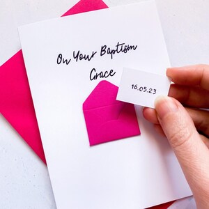 Pour votre baptême, carte de baptême fille, carte de baptême garçon, carte pour elle, carte pour lui, carte de baptême, carte de baptême