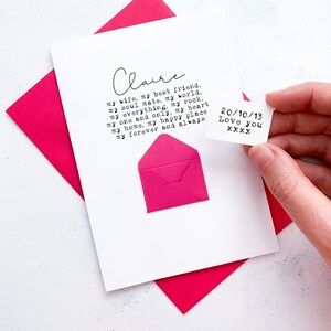 Carte d'anniversaire de ma femme, carte d'anniversaire de femme, pour femme, carte d'anniversaire pour elle, carte de femme personnalisée, carte d'anniversaire sentimentale, poème d'amour