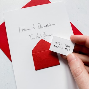 Personalised Marry Me Proposal Card, Will you marry me, Proposal card, Marry me card,, card for girlfriend, card for fiancee, Be my wife