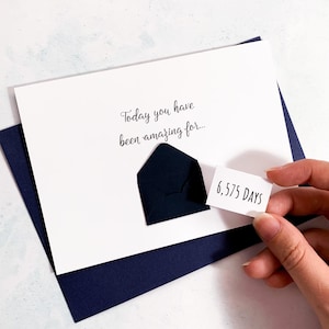 Personalisierte Tage Geburtstagskarte: Einzigartige Meilensteinfeier