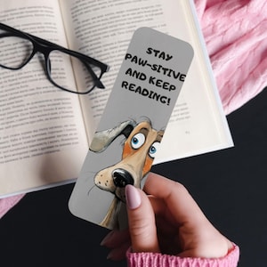 Marcapáginas de perros divertidos: 10 marcapáginas imprimibles de perros peculiares con frases adorables / Regalo divertido para amantes de los animales