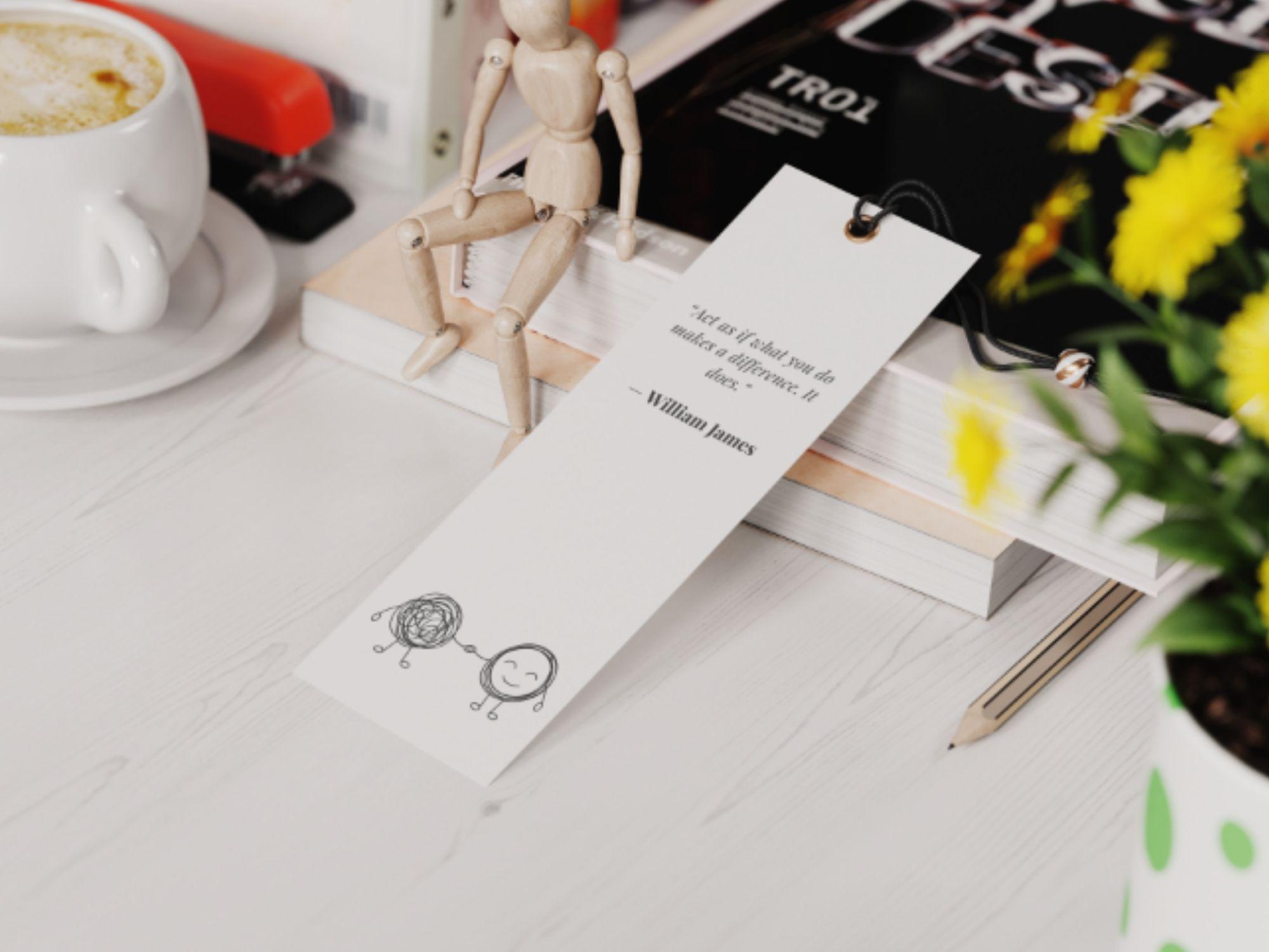 Mental Health Printable Bookmarks | Calming Anxiety Quotes | Self Care ...