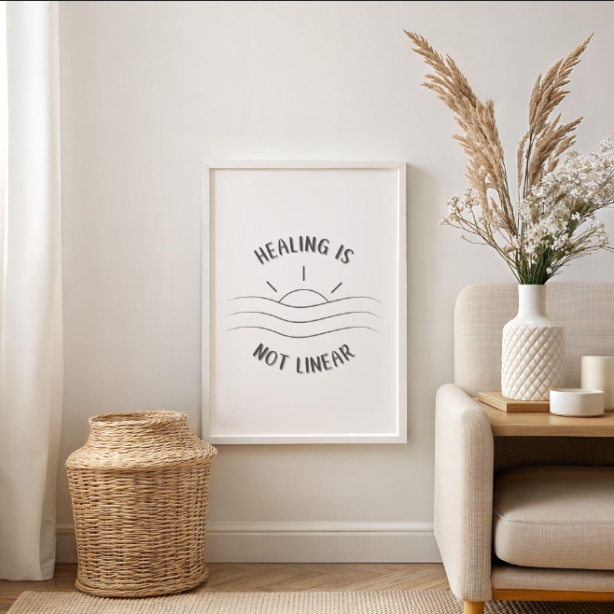 Minimalist Mental Health Printable Wall Art | Self Care Quote - Etsy ...