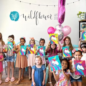 Kids Art Party Paint Kit • DIY Paint Party for Girls & Boys • Birthday Party Kit for Children • Birthday Party, Girl Scouts, Kids Activity