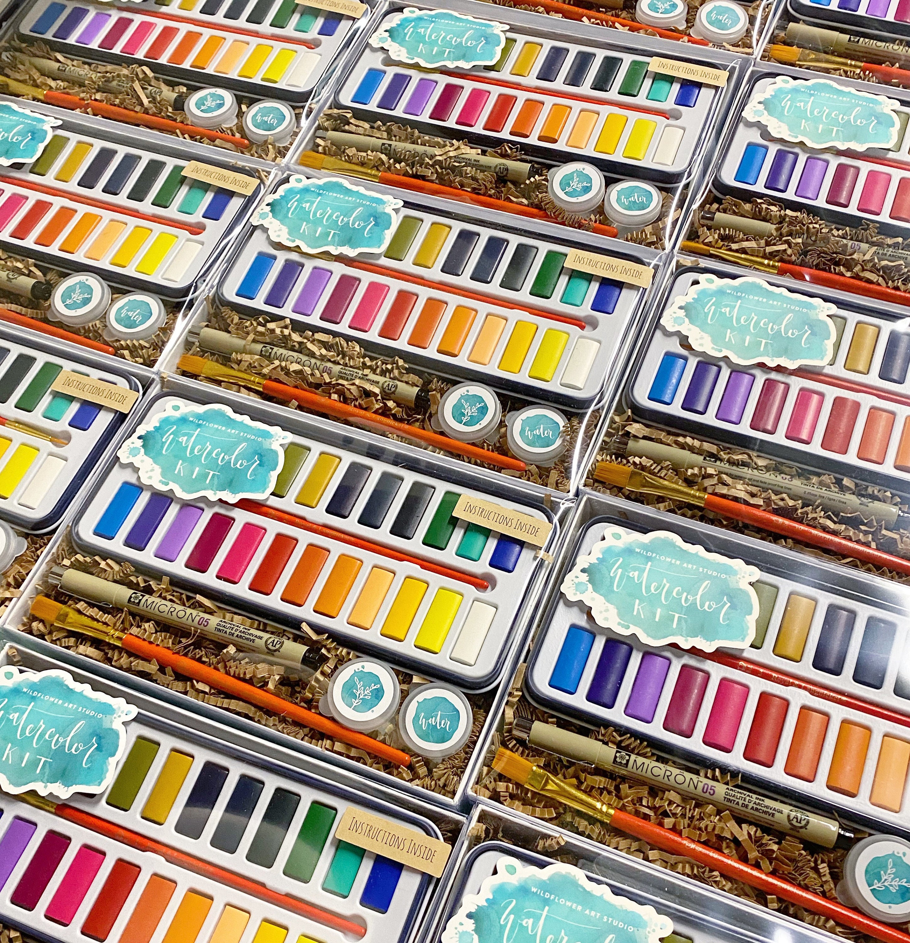 DIY Watercolor Kit for Beginners Premium Watercolor Painting Kit Craft Kit  for Adults Art Gift Box Art Kit for Adults, Kit for Kids 