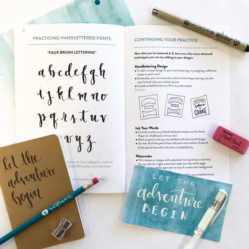 hand lettering starter kit