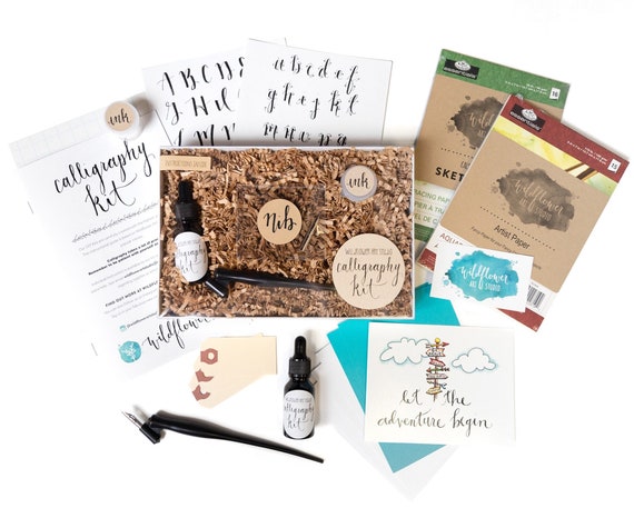 DIY Calligraphy Starter Kit Premium Craft Kit for Adults Beginner