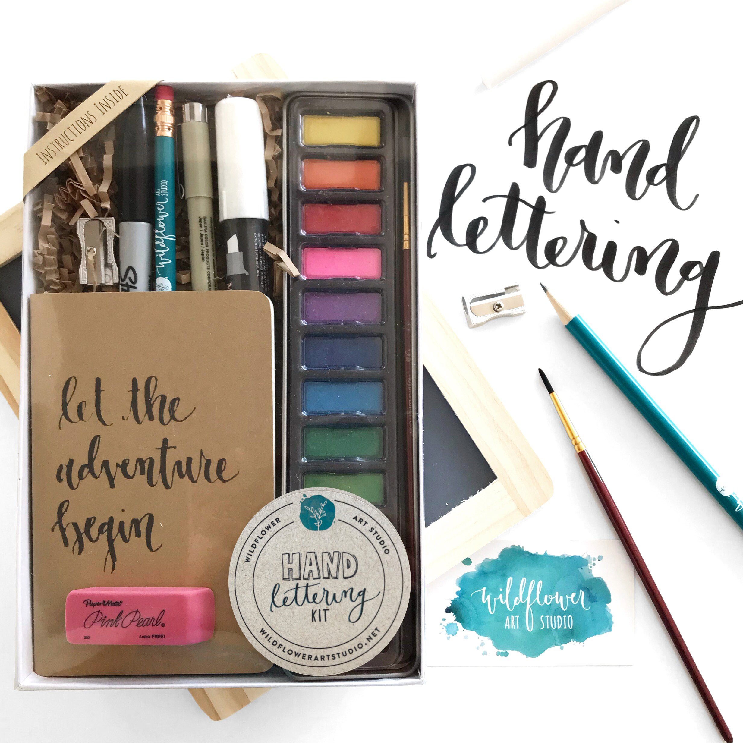 Hand Lettering Kit Starter Set for Beginning Hand Lettering Etsy