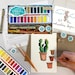 DIY Watercolor Kit for Beginners- Premium Watercolor Painting Kit • Craft Kit for Adults • Art Gift Box • Art Kit for Adults, Kit for Kids 