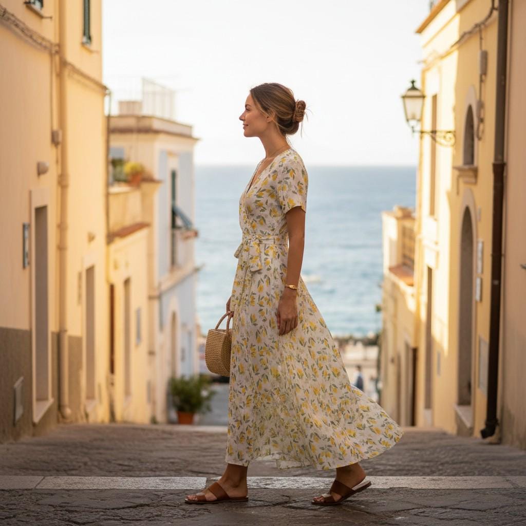 amalfi coast formal dress Island Breeze Midi Dress, Amalfi Coast – Everyday Chic Boutique